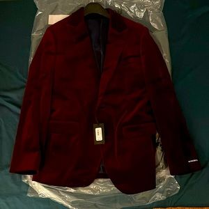 Bonobos Slim Fit Stretch Velvet Burgundy 40R
